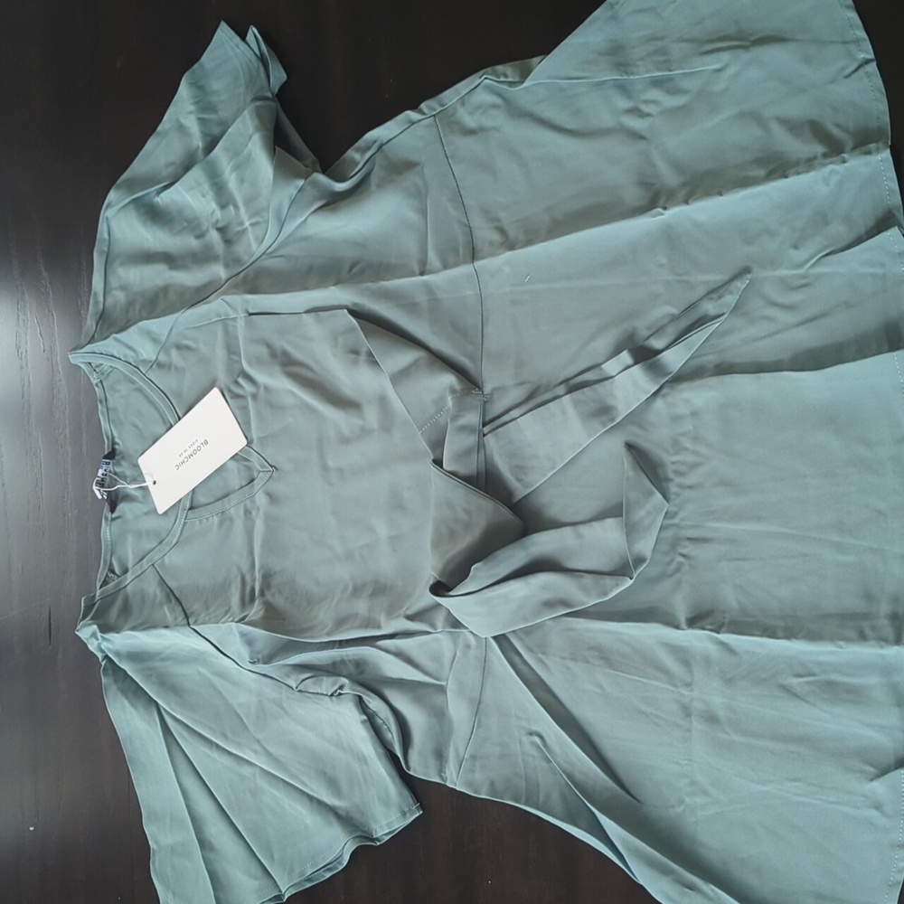 BloomChic Blouse Top | Size 12 | Sage Green